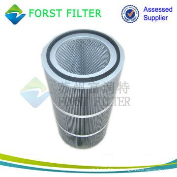 FORST Material de filtro plisado industrial Filtro de aire comprimido de aluminio